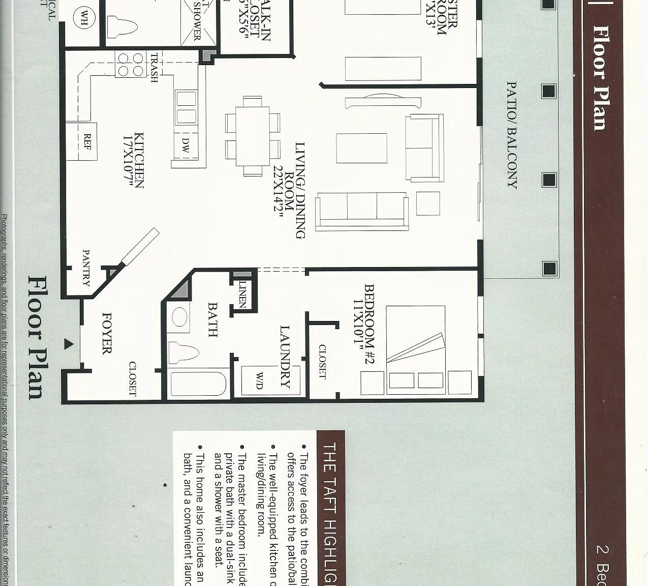 2 bed, 1260 sqft, $3,100 — Photo 2
