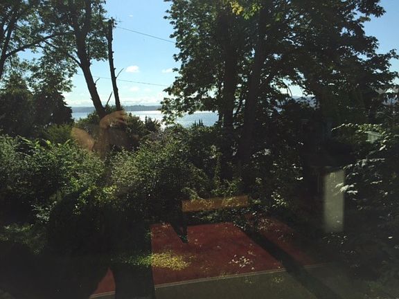 Partial Lk Washington view from living roomFiv