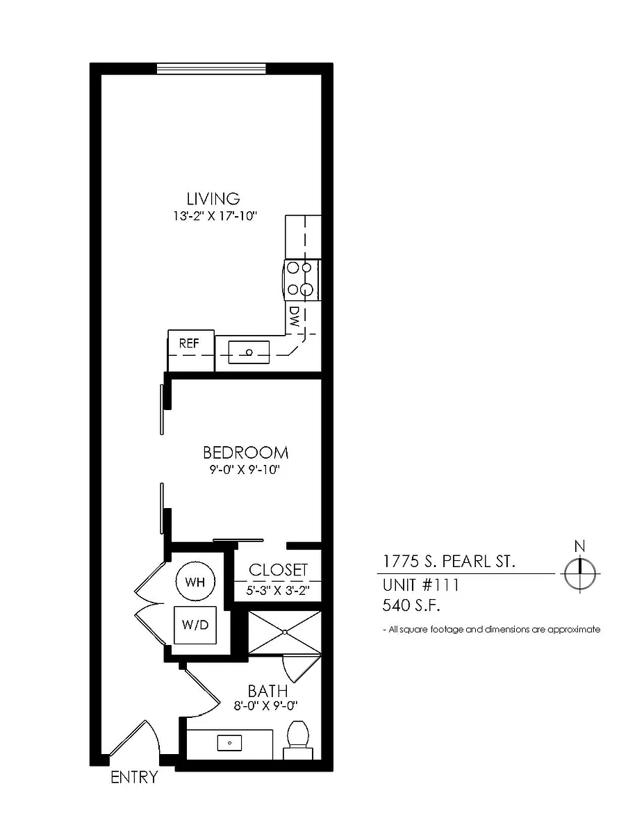 Floor plan 1 Bedroom