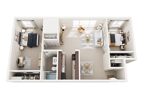 Floor plan 2 Bedroom