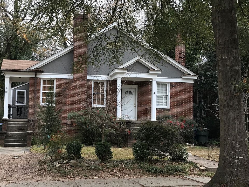 Exterior of Duplex (416 is white door in the front)