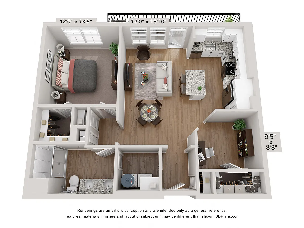 Floor plan A4 - Azure