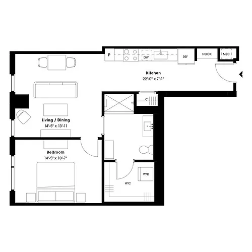 Floor plan A6