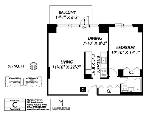 Floor plan Floorplan C