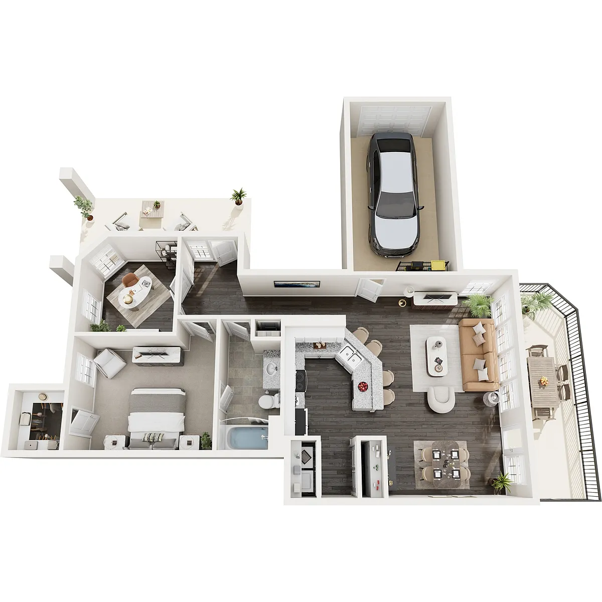 Floor plan Crescent w/ Study