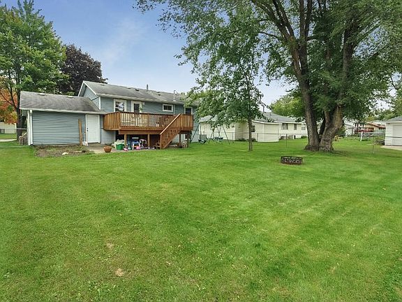 Large fenced in yard