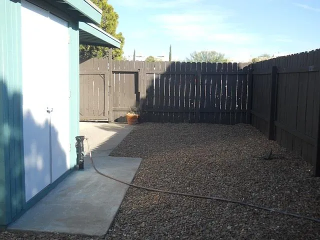 LARGE FENCED BACKYARD
