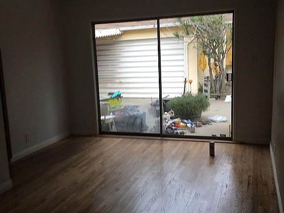 View of Detached Garage from Den