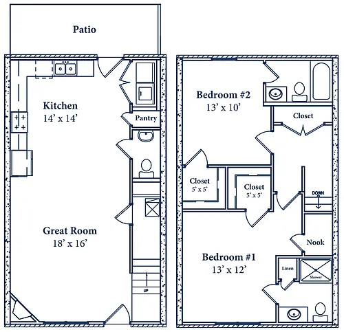 Floor plan The Cottonwood