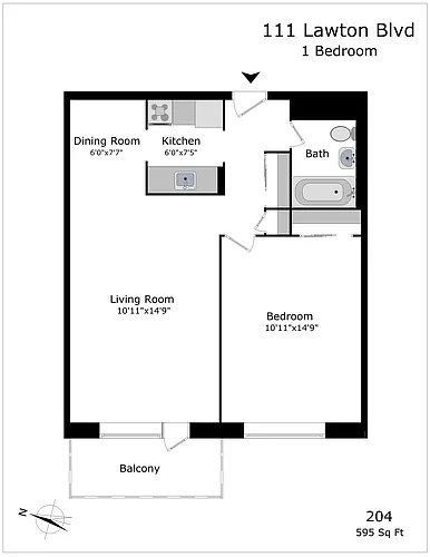 Floor plan 50045A-204