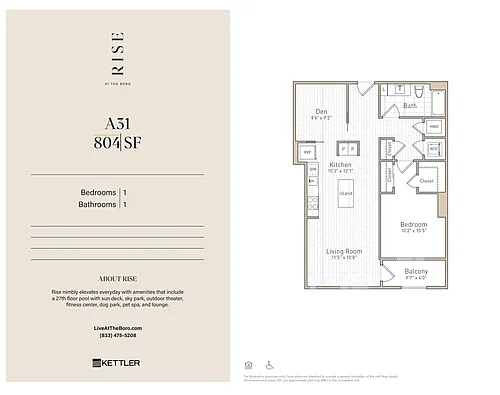 Floor plan A32A - Rise