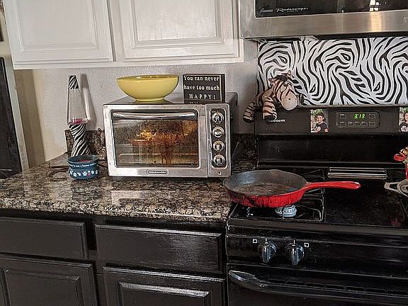 painted the kitchen black an