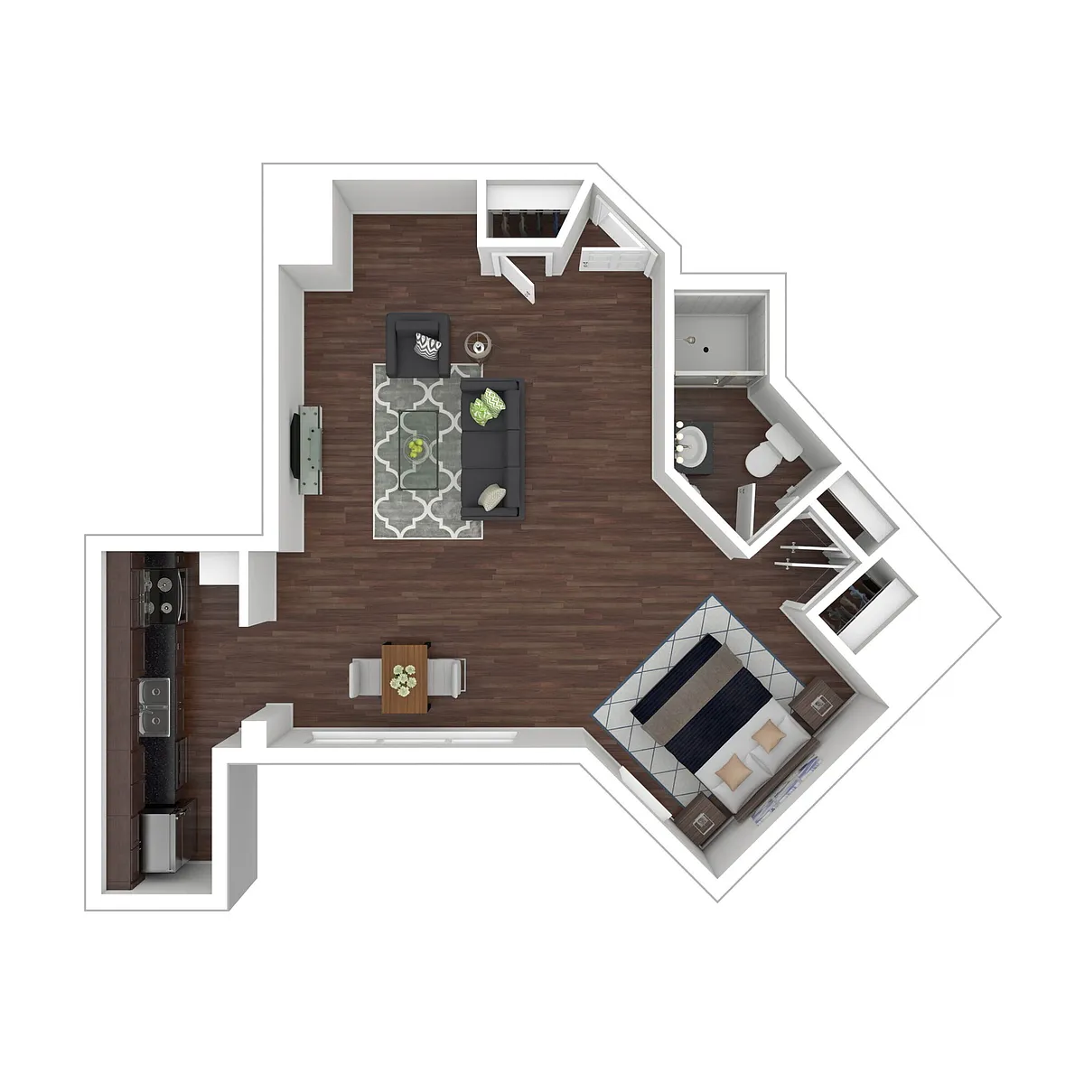 Floor plan Tower Studio