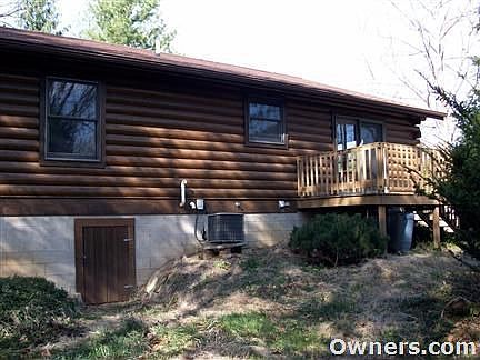 rear of home with deck
