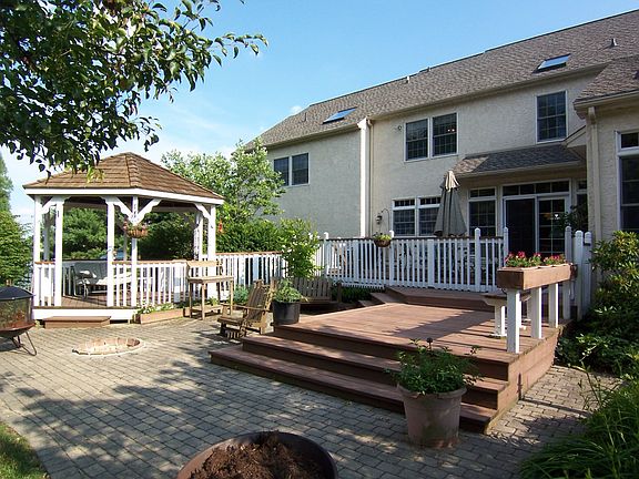 large deck and gazebo