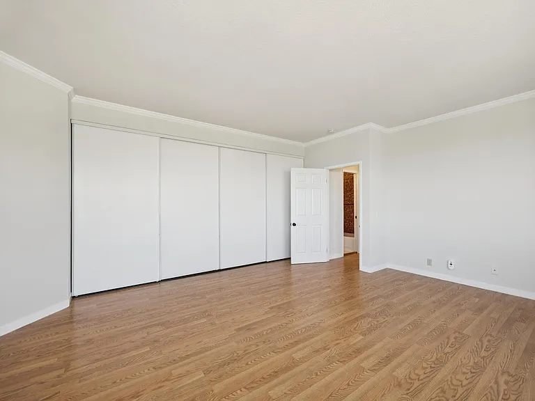 Look at that whole wall of closets!