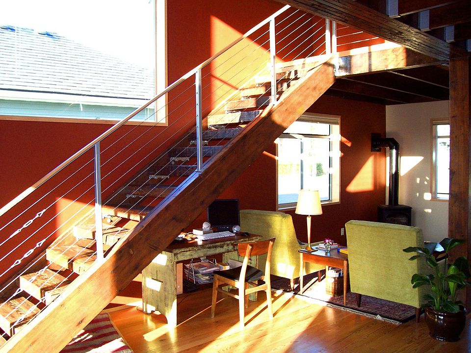 Open loft-like living space.