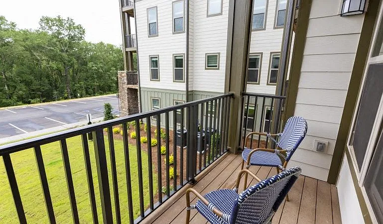 Private balcony