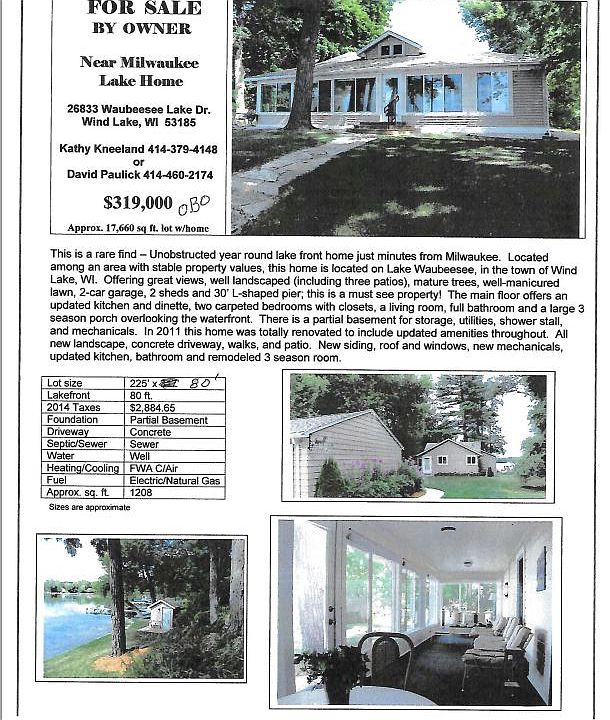 2nd image of 26833 Waubeesee Lake Dr