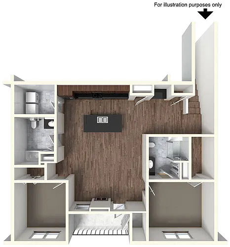 Floor plan FB2U
