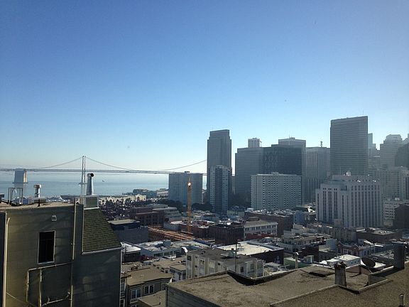 Living Room View of Bay Bridge