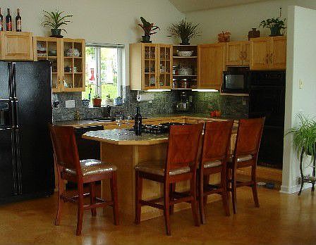 Well appointed kitchen is the center of the great room.