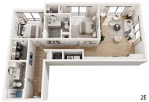 Floor plan 2E