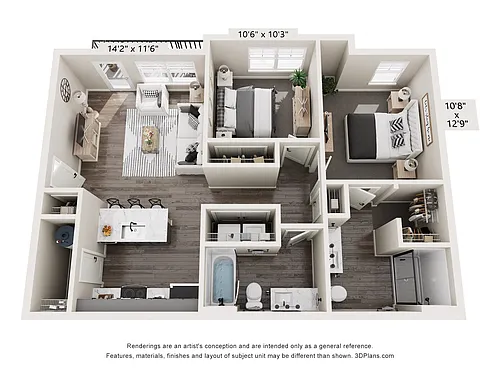 Floor plan The Easton