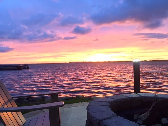 Sunset view from terrace