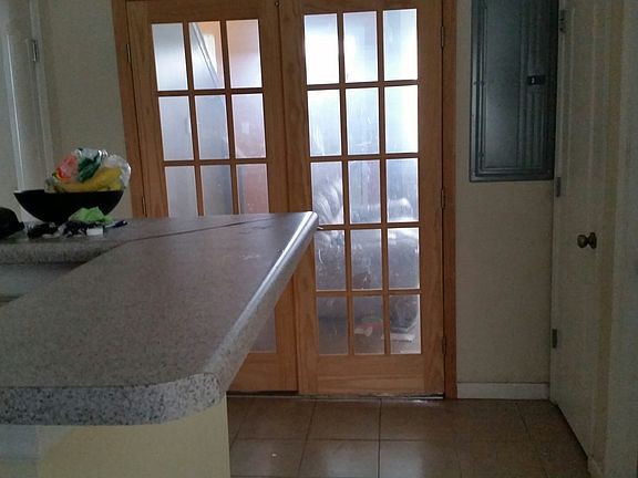 Kitchen and French doors