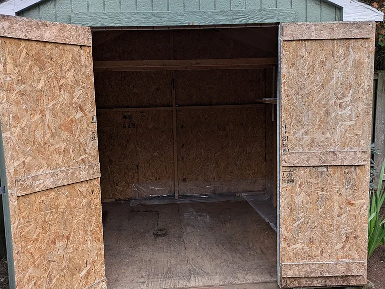 10' by 10' Storage shed