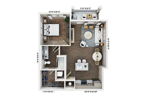 Floor plan A1