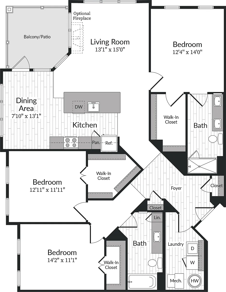 Floor plan C_DC