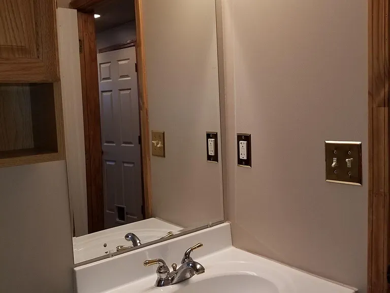 Den area half bathroom