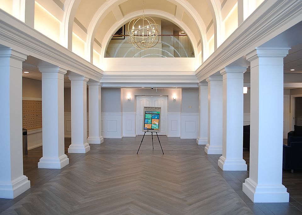 Newly renovated common space