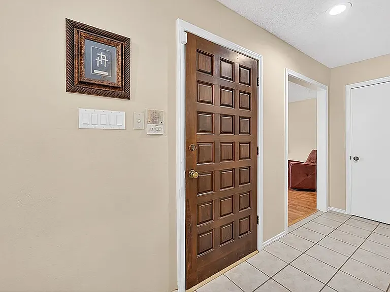 Entrance to house living room