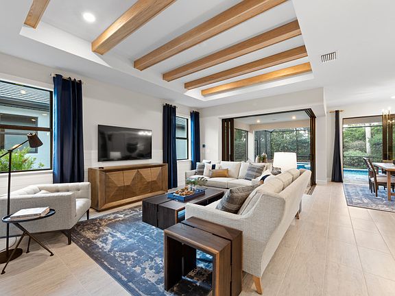 Open flow-through layout