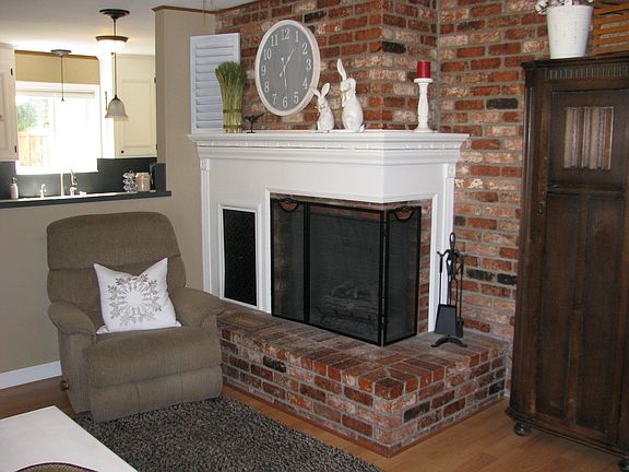 Wood burning Fireplace