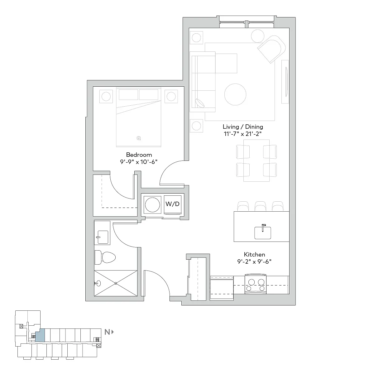 Floor plan 520earm1b1d