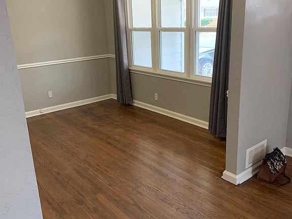 Living room and dining area