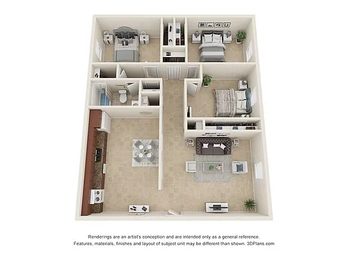 Floor plan 3 bed 1 bath Reno