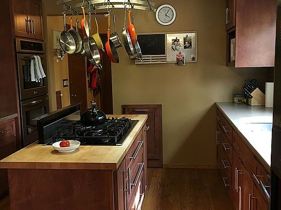 Chef's kitchen with island