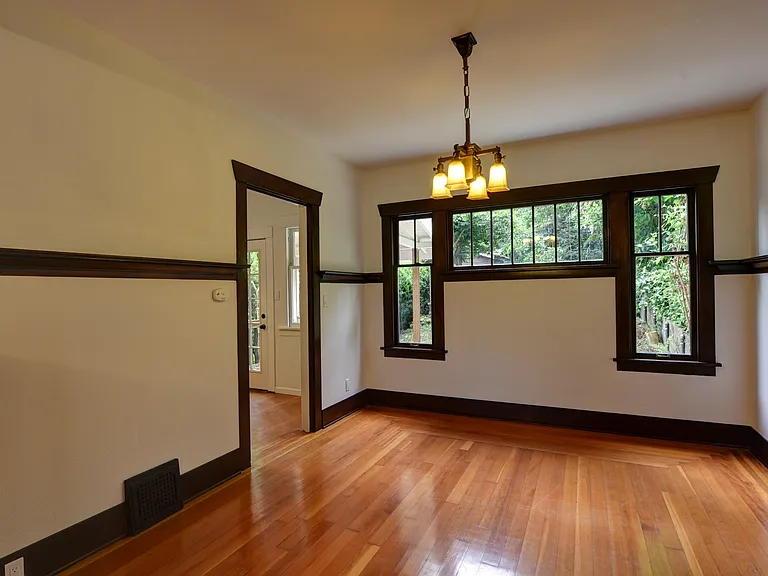 dining with kitchen to left