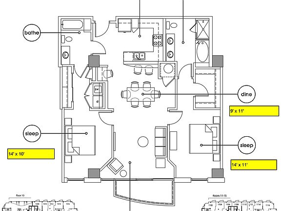 3rd image of 2405-360 Nueces St #2405