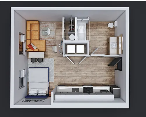 Floor plan Studio Type A