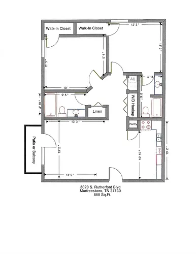 Floor plan Redwood