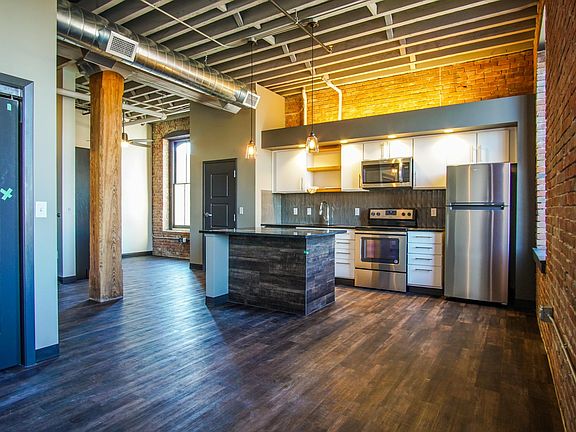 Kitchen with energy-efficient appliances