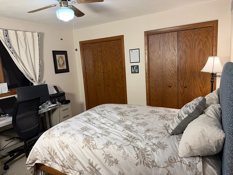 Master bedroom with current tenants furniture.