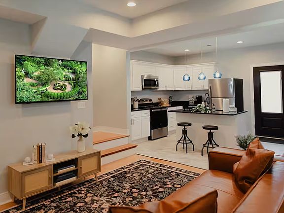 Living room - kitchen, dining room - shared.