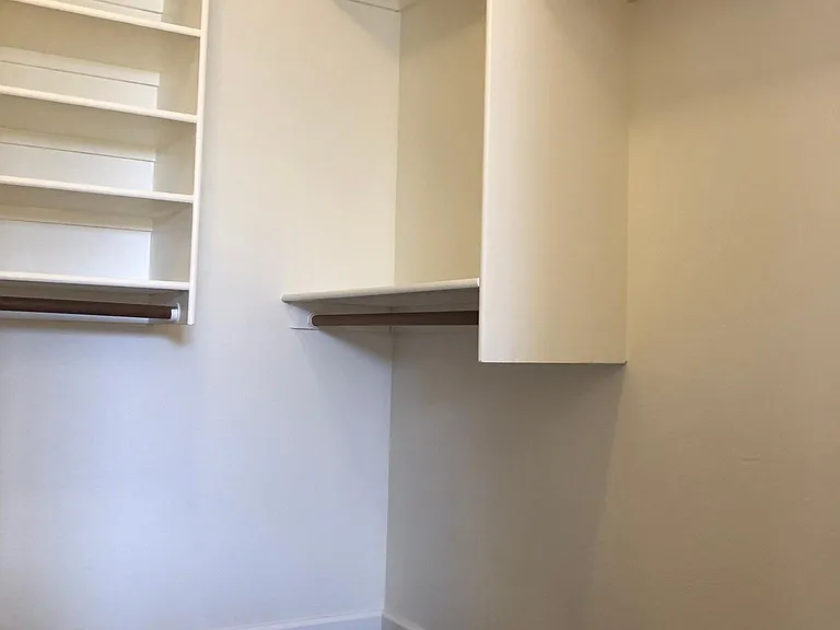 Master bedroom walk-in closet